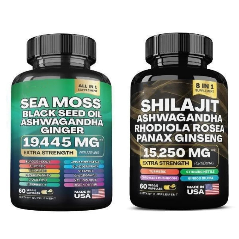 ORGANIC SHILAJIT & SEA MOSS 1000mg