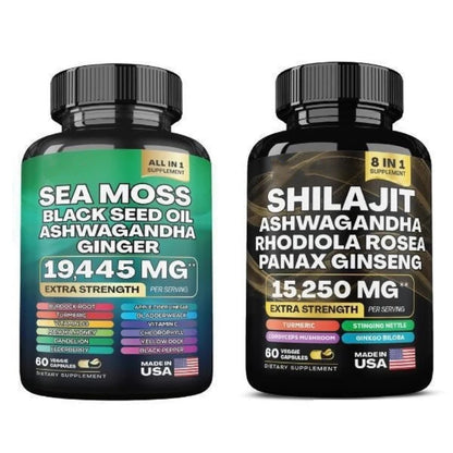 ORGANIC SHILAJIT & SEA MOSS 1000mg