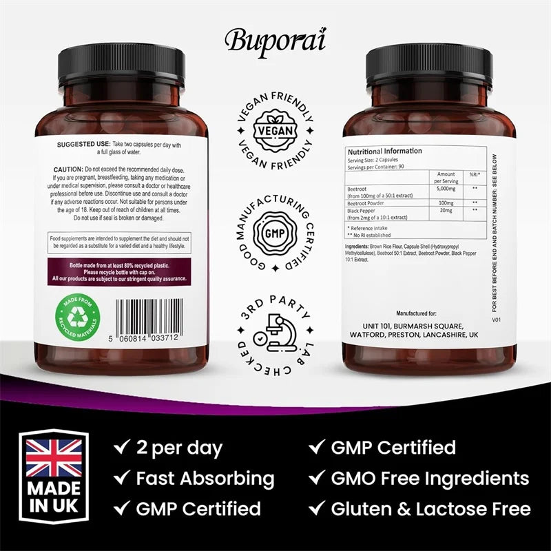 Beetroot Capsules 5000mg