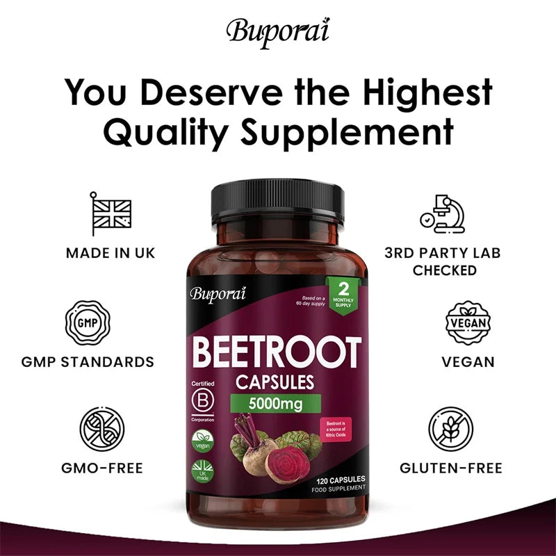 Beetroot Capsules 5000mg