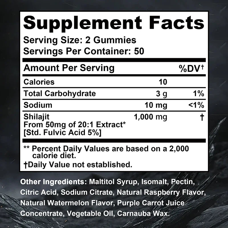 Shilajit Gummies