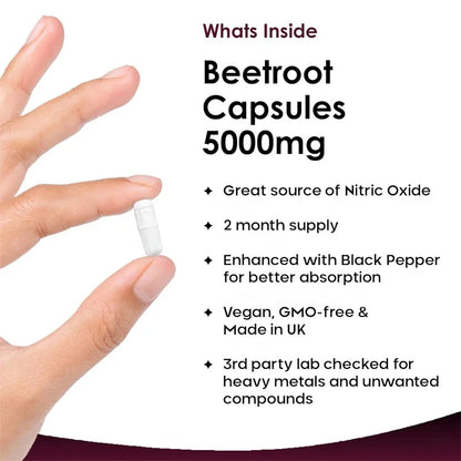 Beetroot Capsules 5000mg